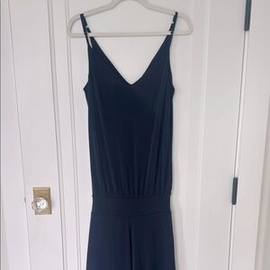 Elegant Navy Sleeveless Jumpsuit